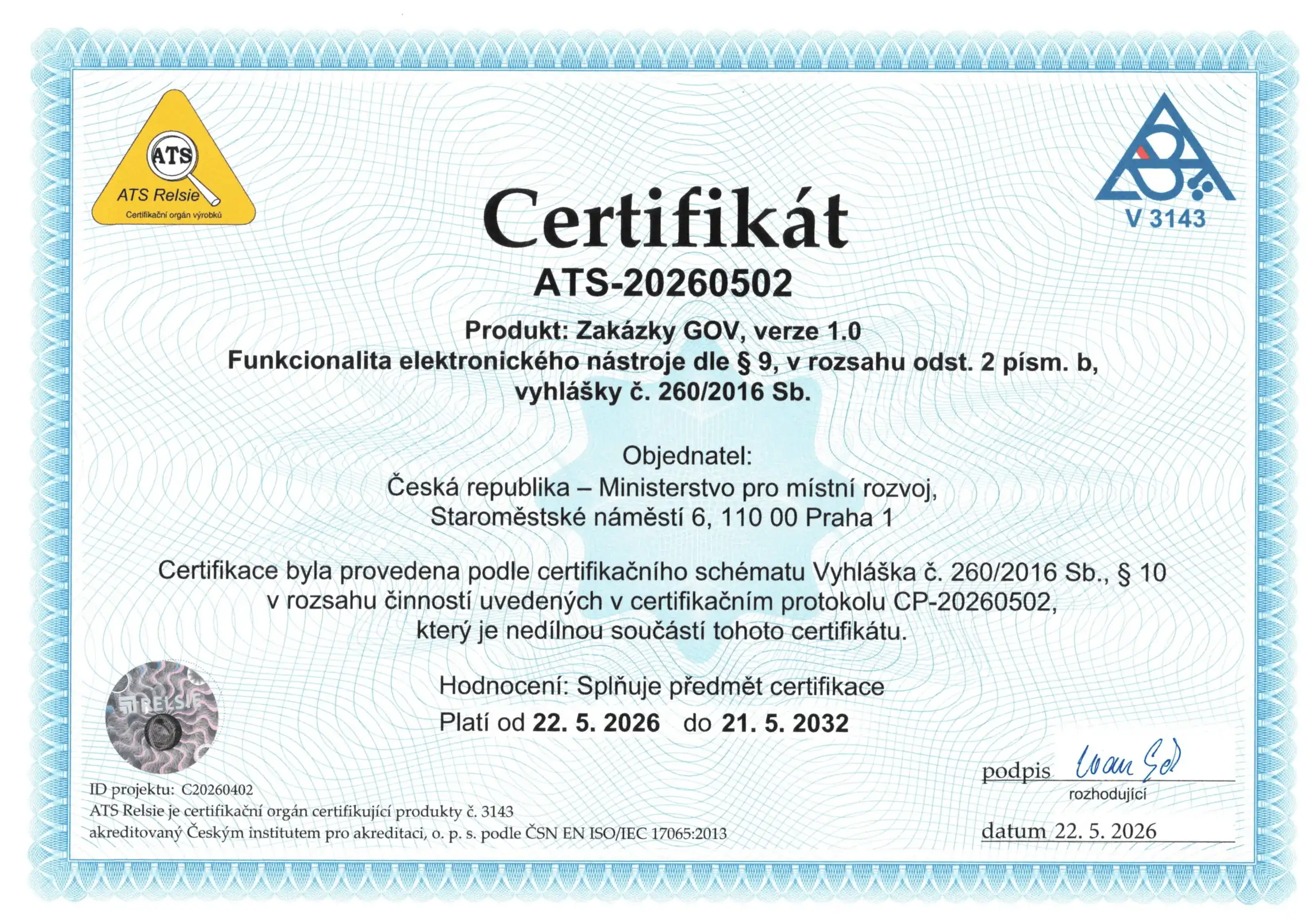 Certifikace