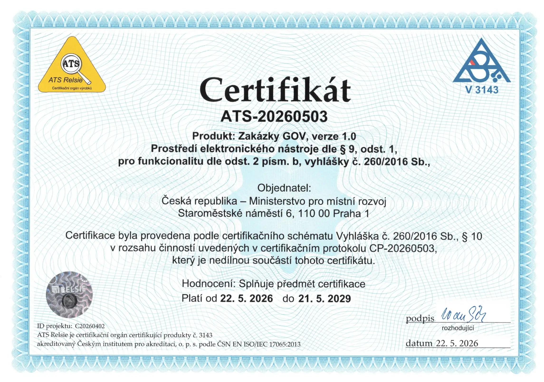 Certifikace
